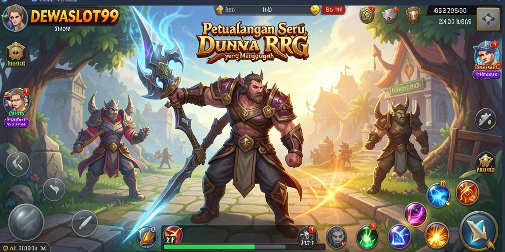 Tampilan gameplay <strong>DEWASLOT99</strong> yang menakjubkan dengan petualangan seru.