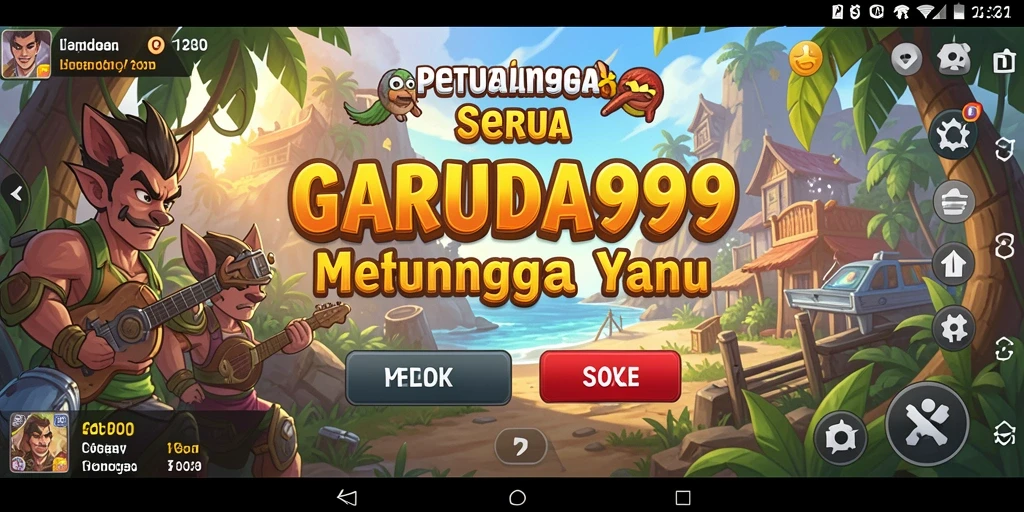 Tampilan gameplay menakjubkan GARUDA999 saat menjelajahi dunia petualangan.