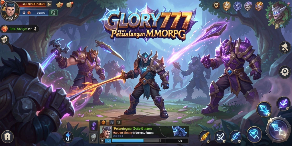 Gameplay MMORPG yang mendebarkan di GLORY777.