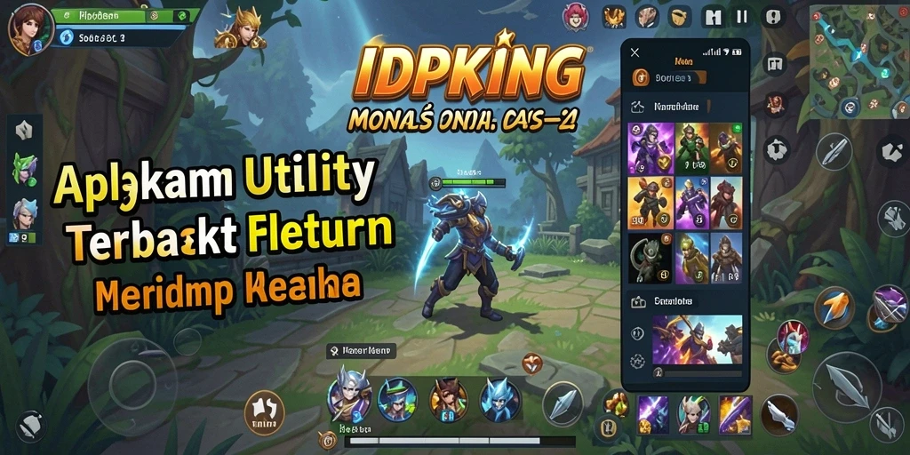 Tampilan antarmuka aplikasi IDPKING yang modern dan fungsional.
