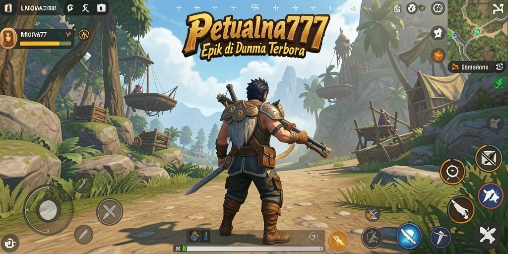 Gameplay LNOVA777 dalam dunia terbuka yang menakjubkan.