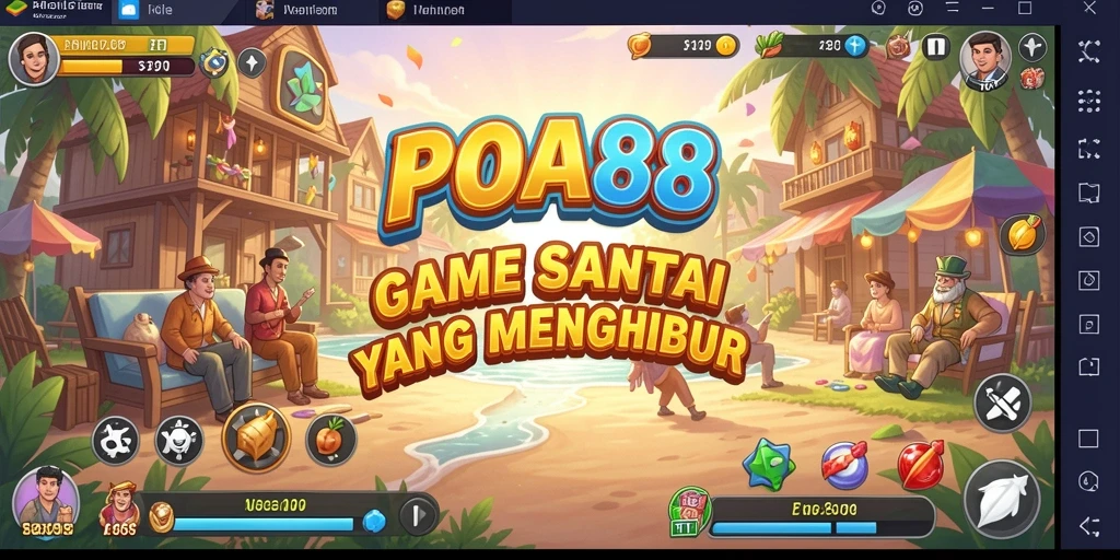 Tampilan gameplay yang menarik dan menghibur di POA88.