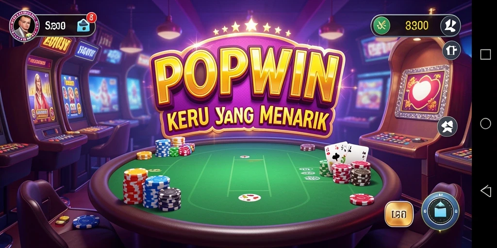 Tampilan screenshot utama dari gameplay Kasino POPWIN.