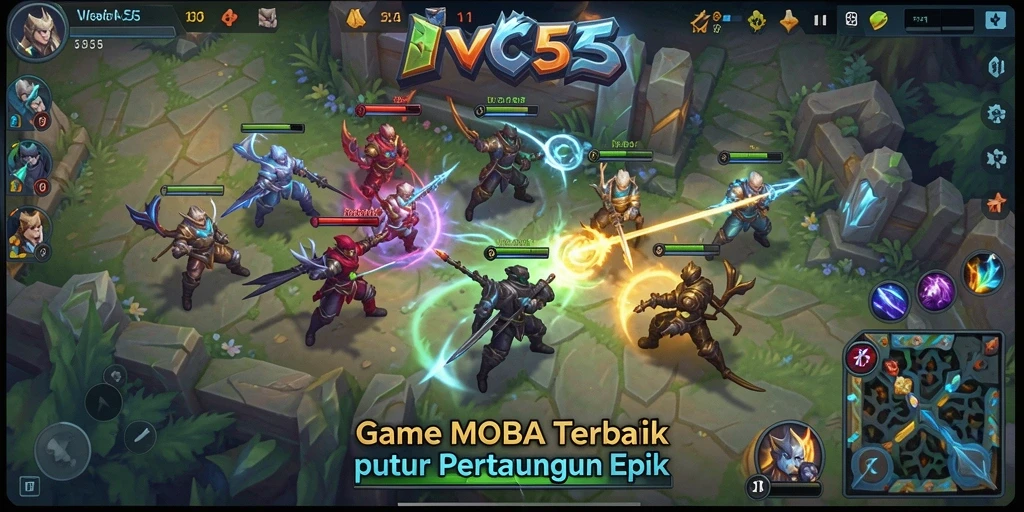 Gameplay seru dengan berbagai karakter di <strong>VC55</strong>.