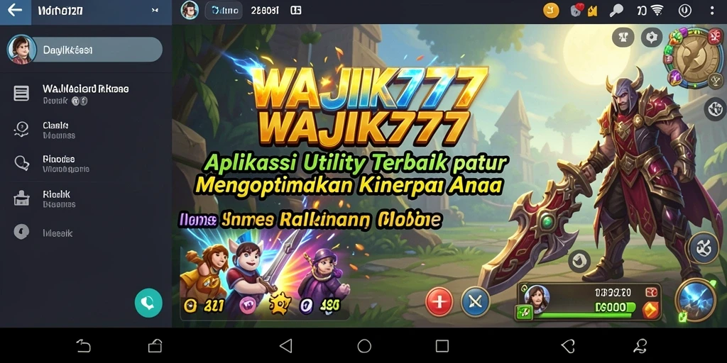 Tampilan antarmuka WAJIK777 yang intuitif dan efisien.