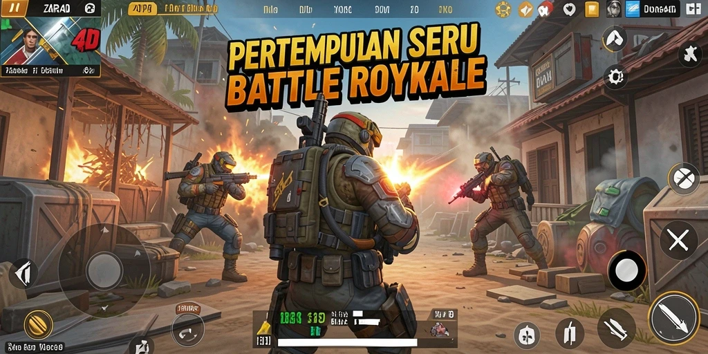 Gameplay seru di ZARA4D dengan pertempuran intens.